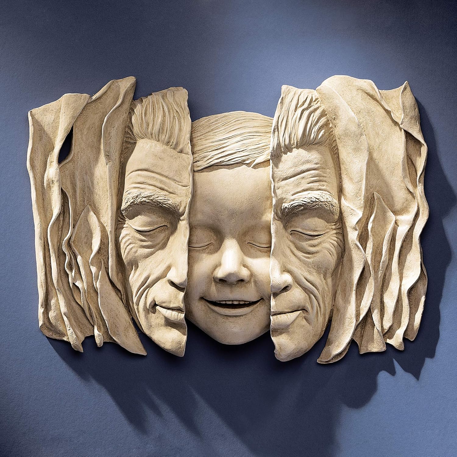 Design Toscano NG34490 Child at Heart Wall Sculpture, Ancient Ivory - Image 3