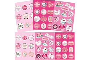 FSHANEE Happy Mother's Day Stickers Best Mom Ever Party Supplies Decorations Mother's Birthday Party Favors Jar Containers Labels Envelop Invitation Letter Cards Decals Stickers 36 Sheets