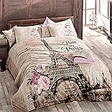 Amazon.com: 100% Cotton 4pcs Paris Vintage Purple Full