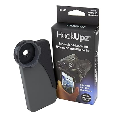 Carson HookUpz For iPhone Digiscoping Adapters for Most Full Sized Binoculars