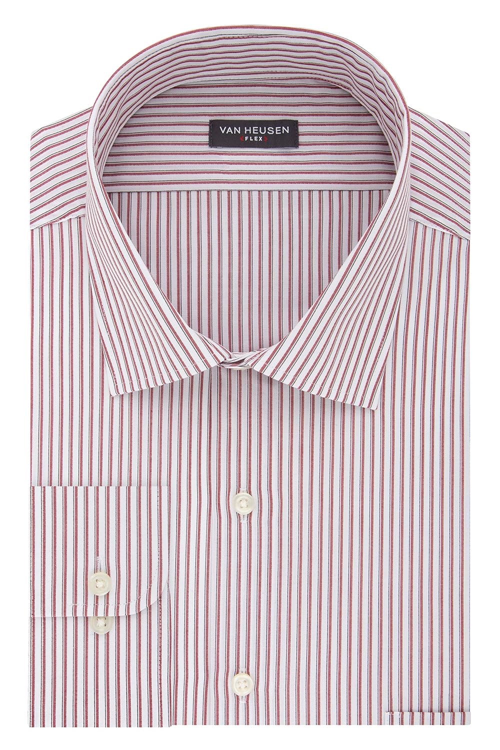 Big and Tall Van Heusen Mens TALL FIT Dress Shirts Flex Collar Stripe