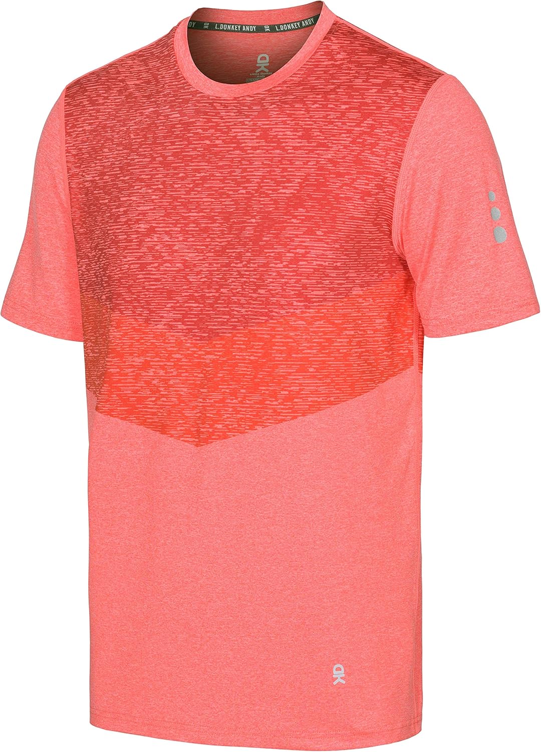 Little Donkey Andy Men's Quick Dry Sweat Wicking Stretch Short Sleeve T-Shirt UV Protection Workout Running Hiking Tee: Clothing