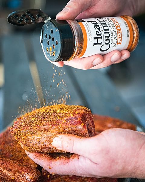HEAD COUNTRY BBQ CHAMPIONSHIP SEASONING, SWEET & SPICY | BBQ SEASONINGS AND RUBS | SMOKING & GRILLING SPICES AND SEASONINGS | 10 OUNCE