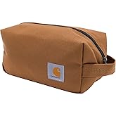 Carhartt Classic Zippered Travel Kit Carhartt Brown | Durable, Organize Essentials with the Water Resistance Toiletry Bag