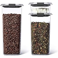 Rubbermaid Brilliance BPA Free Food Storage Containers with Lids, Airtight, Stain Resistant, Dishwasher Safe, Set of 3 (8.1, 