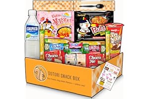 Dotori Snack Box: Premium International Asian Snack Box with Korean spicy chicken noodles and Exotic Snacks from Around the World - Perfect Care Package Gift for Friends, Family, and Coworkers.