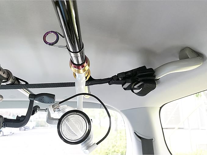 Amazon オルルド釣具 車載用ロッドキャリー キャリルドａ ロッドキーパーベルト ロッドホルダーに ルアーロッド等リールを付けたままの釣竿の車載 収納に 最大5本まで対応 グレー Qbc01n0 オルルド釣具 ロッドベルト