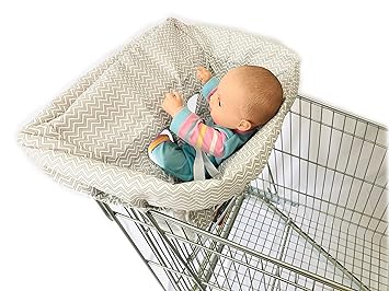 shopping cart cover with harness