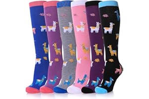 Color City Girls Socks Knee High Stockings Cartoon Animal Warm Cotton Socks