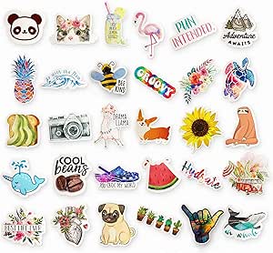 big 30 pack trendy teen stickers pack series 1 cute aesthetic vinyl