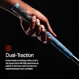 Golf Pride MCC Plus4 Cord Golf Grips Charcoal/Blue Midsize Unisex view 3