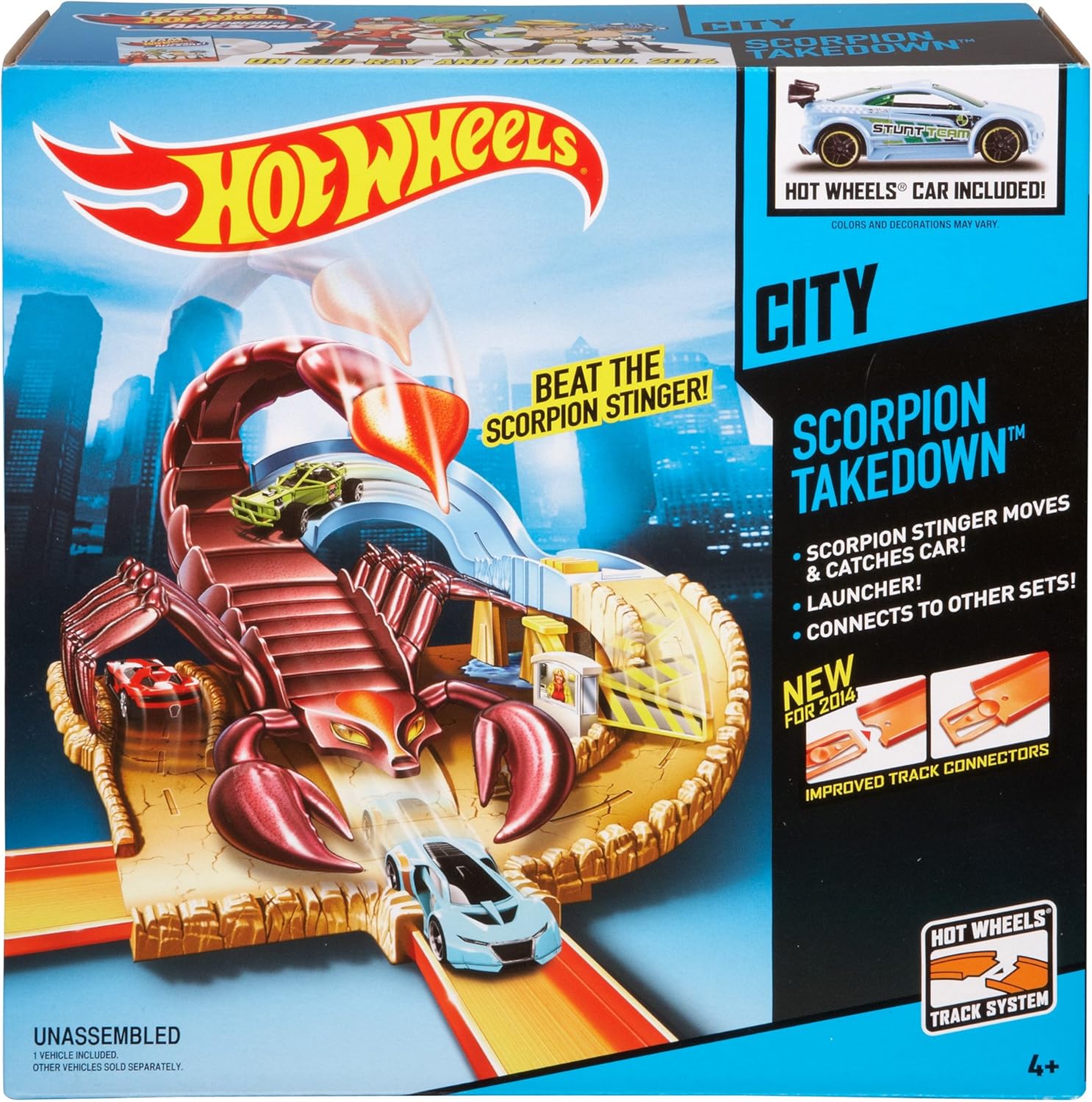 pista hot wheels scorpion