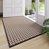 Door Mat 31"x47", Dirt Resistant and Absorbent, Non-Slip Rubber Backing Floor Mats, Easy Clean Low-Profile Doormat for Entryw