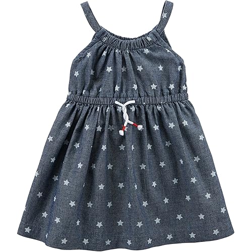 Carter's Baby Girls' Dove Ruffle Woven Dress