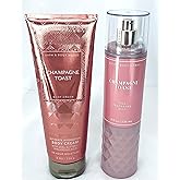 Bath and Body Works - Champagne Toast - Fine Fragrance Mist and Ultra Shea Body Cream - Full Size –2019