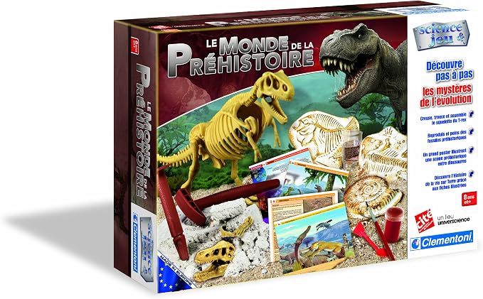 Clementoni - 62276.4 - Jeu Educatif - Le Monde de la Préhistoire