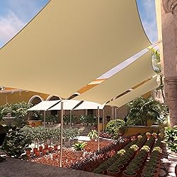 Colourtree TAPR0810 Custom Size 6' x 21' Beige Sun