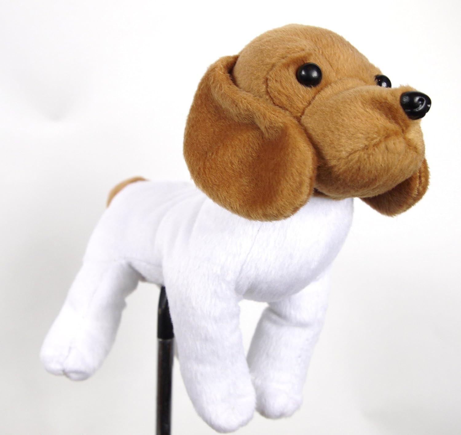 Amazon りぼん包装 ゴルフクラブ ヘッドカバー パター 用 犬 ドッグ 茶白 しっぽロング Ark Golf ヘッドカバー
