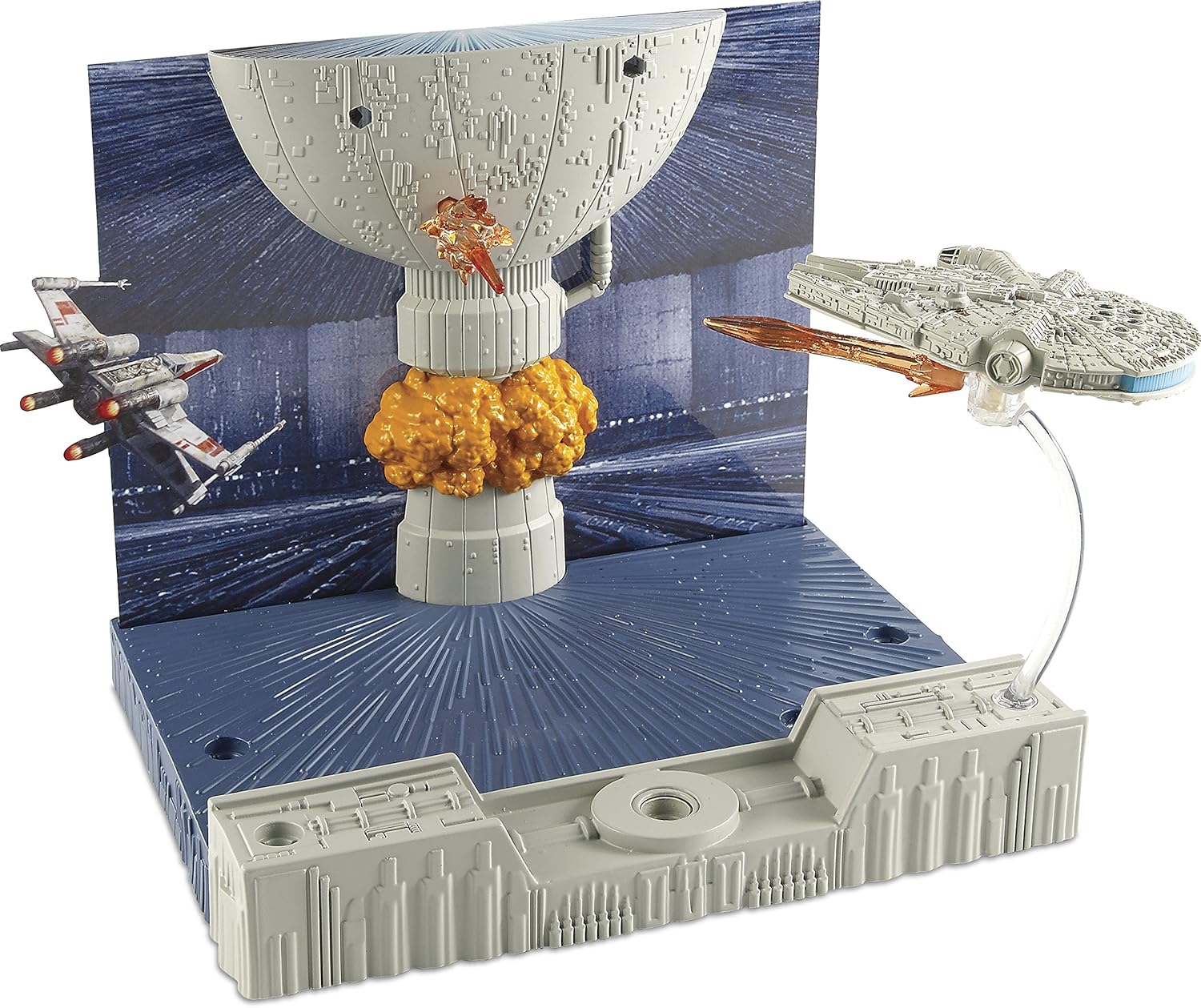 hot wheels star wars millennium falcon playset