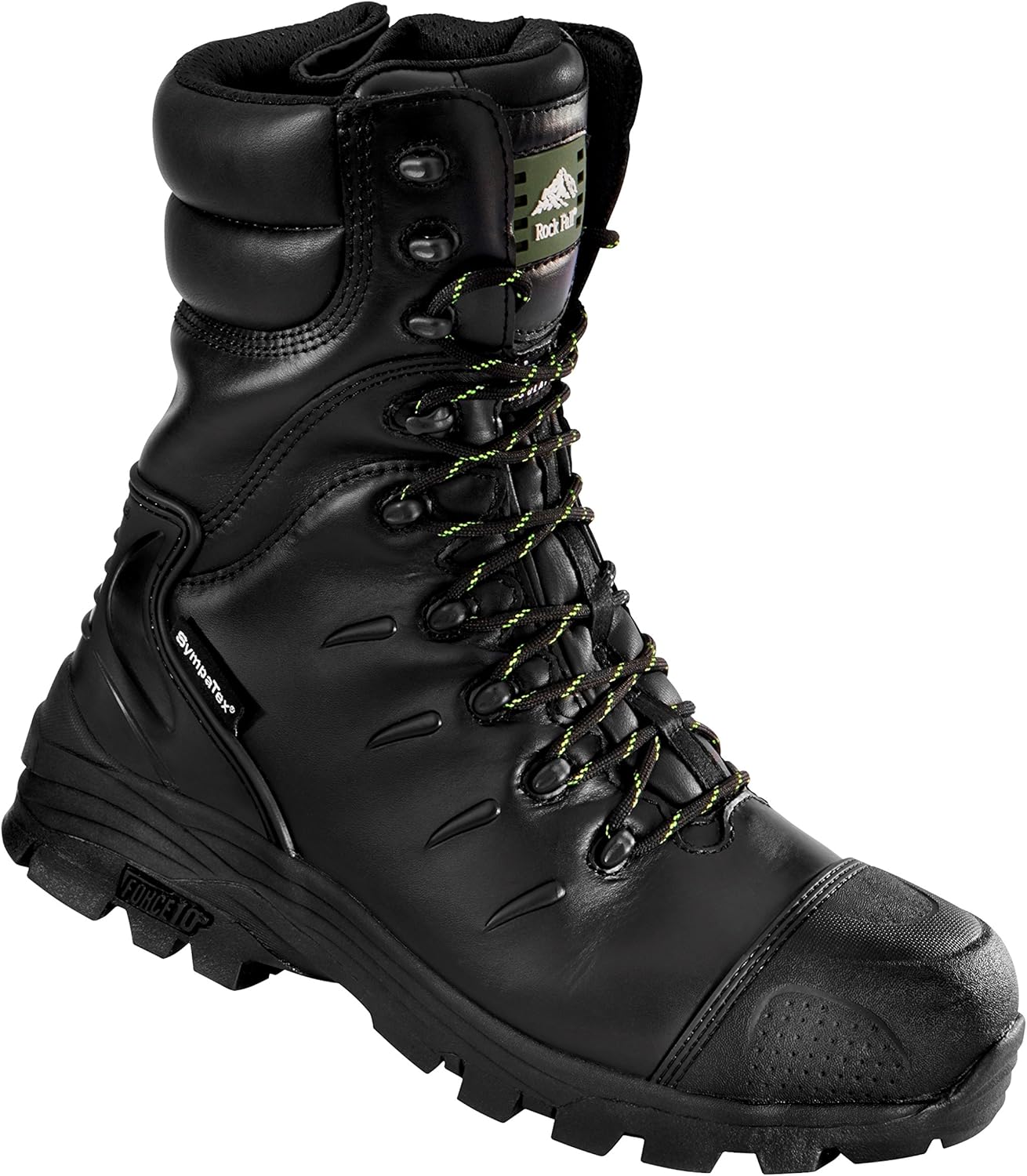 high leg zip safety boots