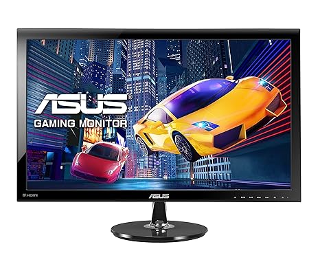 Asus VS278Q 68,6 cm (27 Zoll) Monitor (Full HD, VGA, HDMI, DisplayPort, 1ms Reaktionszeit) schwarz