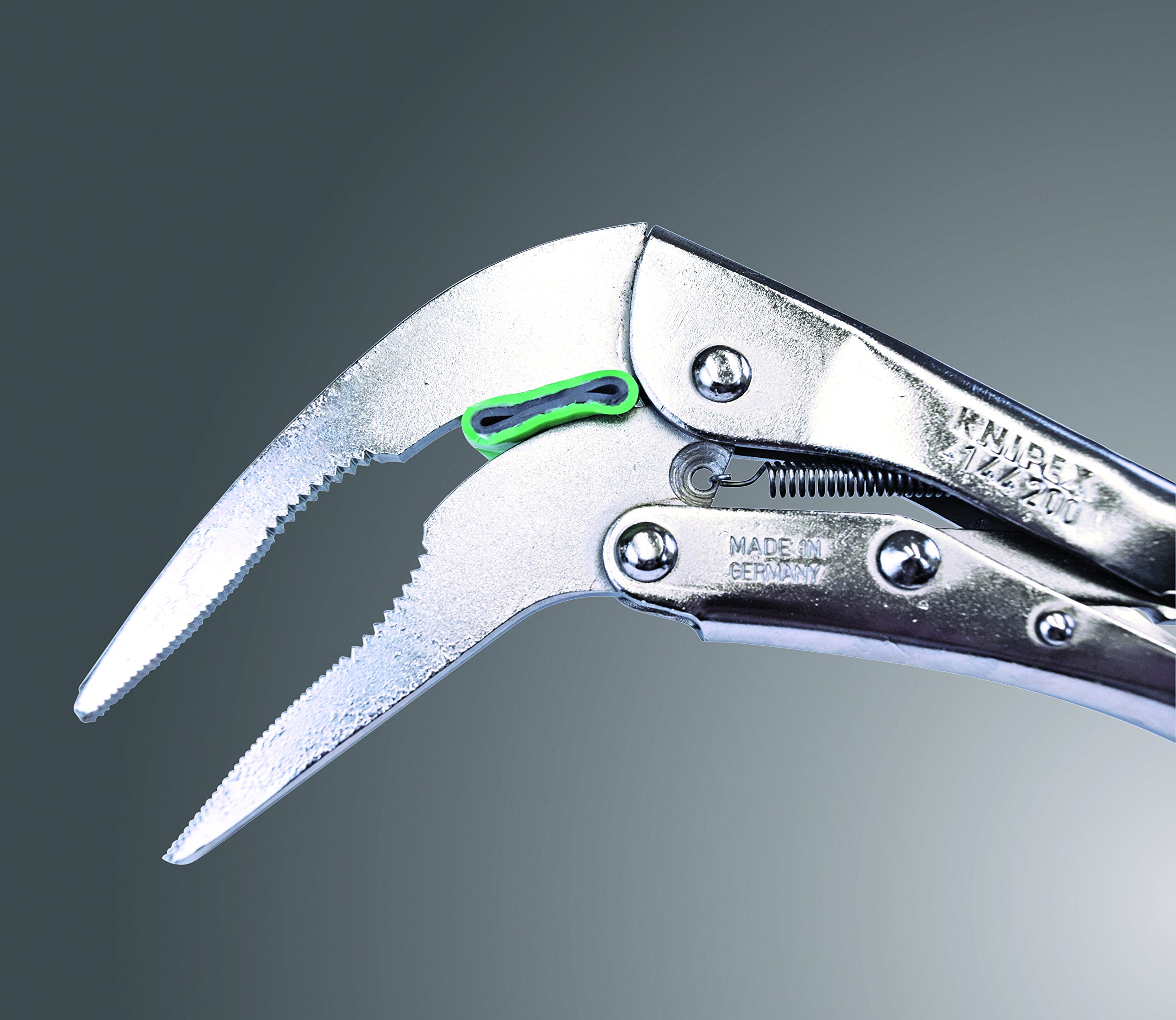 Knipex Tools 41 44 200 8" Angled Long Nose Locking Grip Pliers, eBay