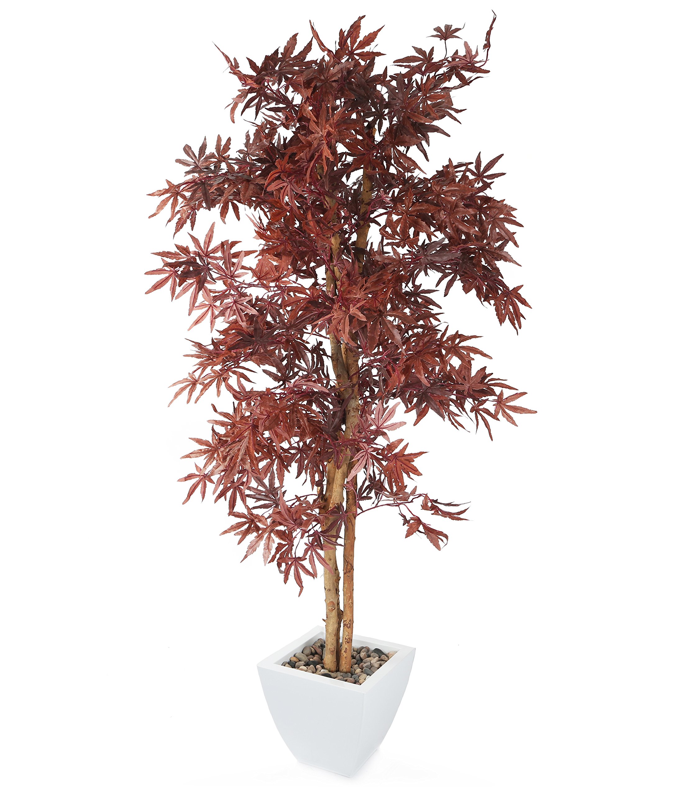 Closer2Nature Artificial 5ft 6" Chestnut Brown Japanese Maple Tree - Portofino Planter Not Included