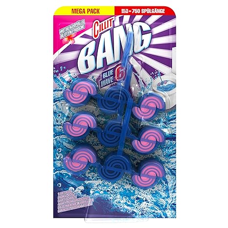 Cillit Bang BlueWave 6 Blauspüler Blüten Frische Megapack 3x39g