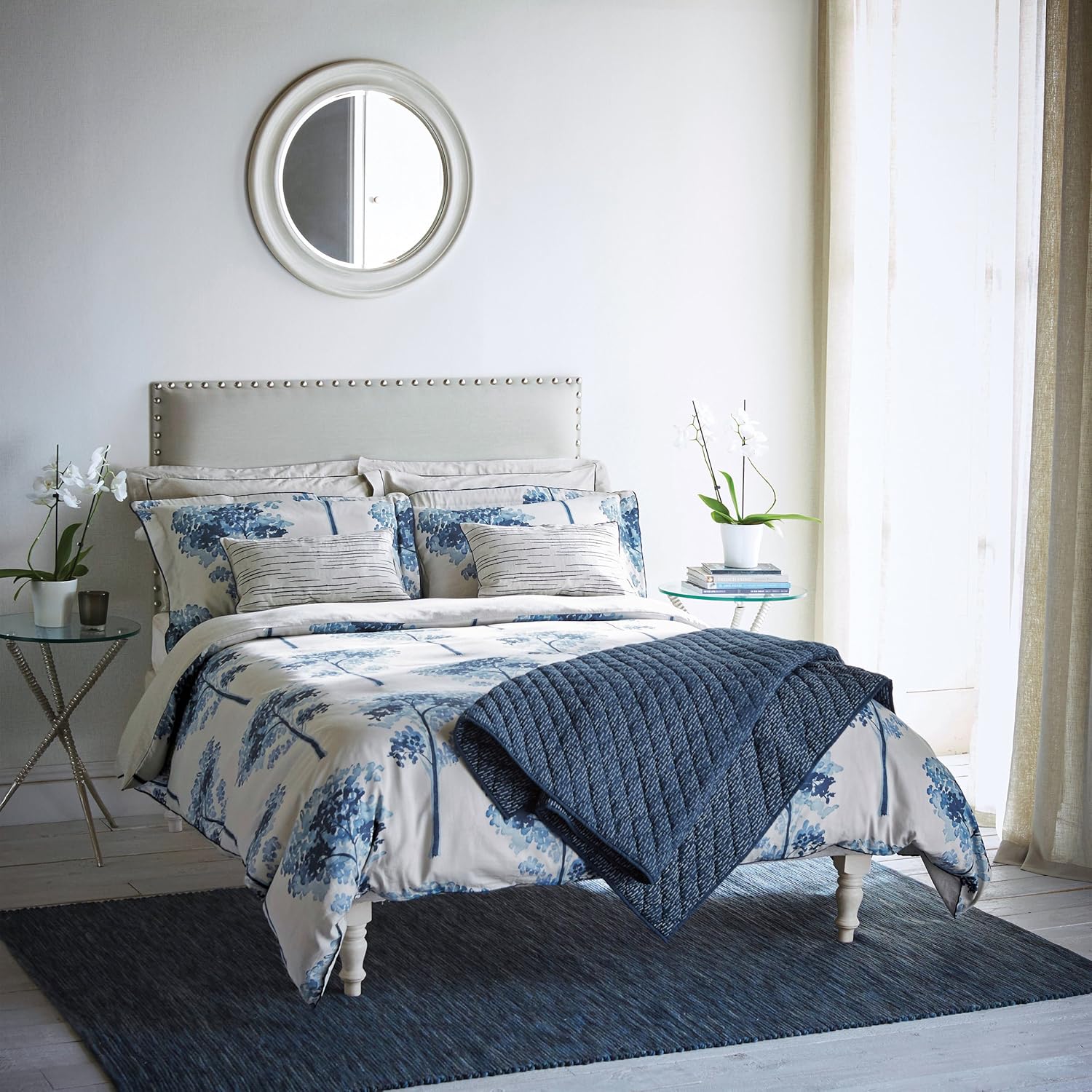 Harlequin Bedding, Katsura Double Duvet Cover Topaz Blue Amazon.co.uk