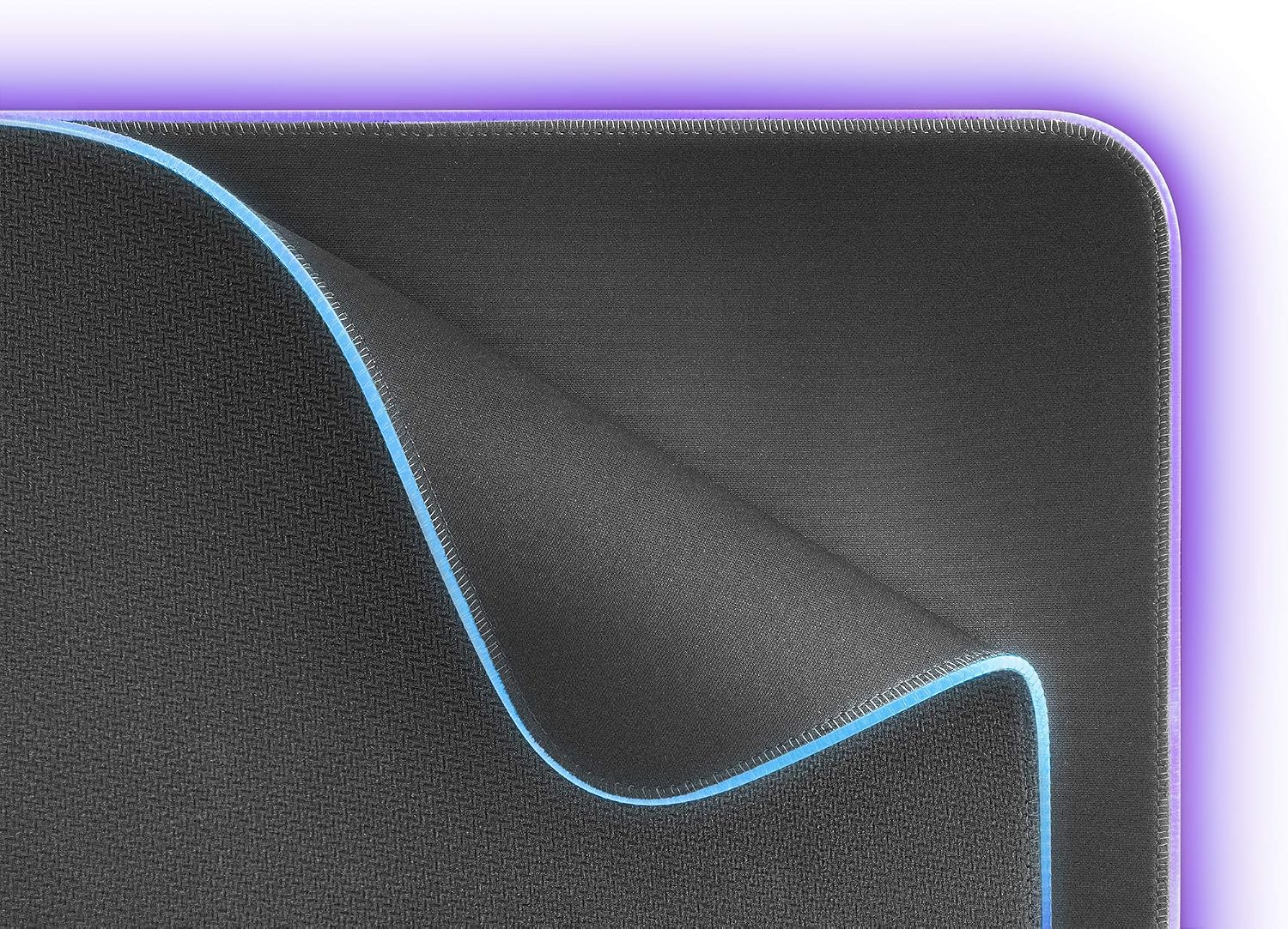 Mars Gaming MMPRGB2 XXL Mouse Mat 800 x 300 x 4 mm, RGB 12 Modes, 2 USB 2.0, Black/White, 800L x 300W mm - Image 4