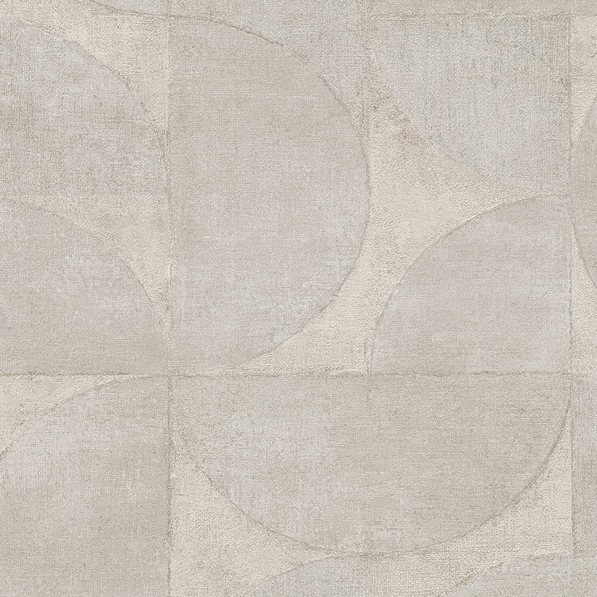 Galerie 32825 Perfecto 2 Rustic Circle Wallpaper, Beige, 10.05m x 53cm