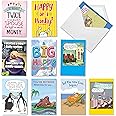 NobleWorks 36 Assorted Box Set Birthday Greeting Cards W/ 5 X 7