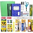 Back To School Basic Classroom Supply Pack (23 Count) School Supply Kit For First, Second,Third, Fourth, Fifth, Sixth, Sevent