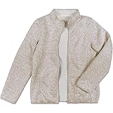 Victory Outfitters Ladies' Bonded Knit Sherpa Lined Zip Up Jacket