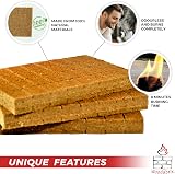 Woodabrix Natural Wood Eco Firelighters 96 Sustainable Fire-Starters view 2