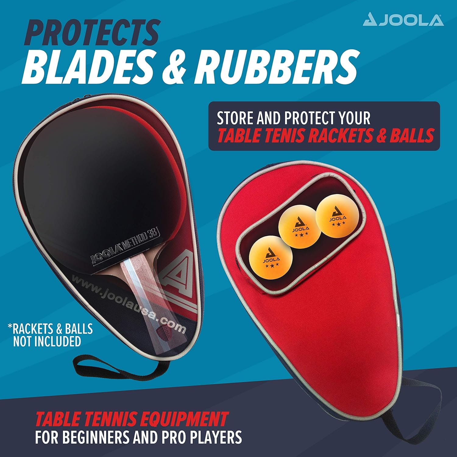 JOOLA Disk Racket Case with Ball Storage : Sports & Outdoors