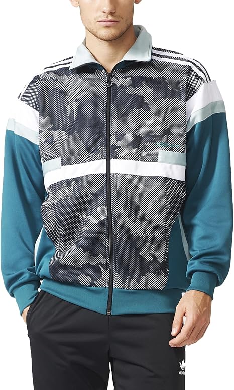 camo adidas track jacket