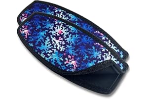 FLOW SWIM GEAR Flow Scuba Gear Diving Slap Strap with Hook and Loop Fastener - Neoprene Cover for Dive and Snorkel Mask Straps