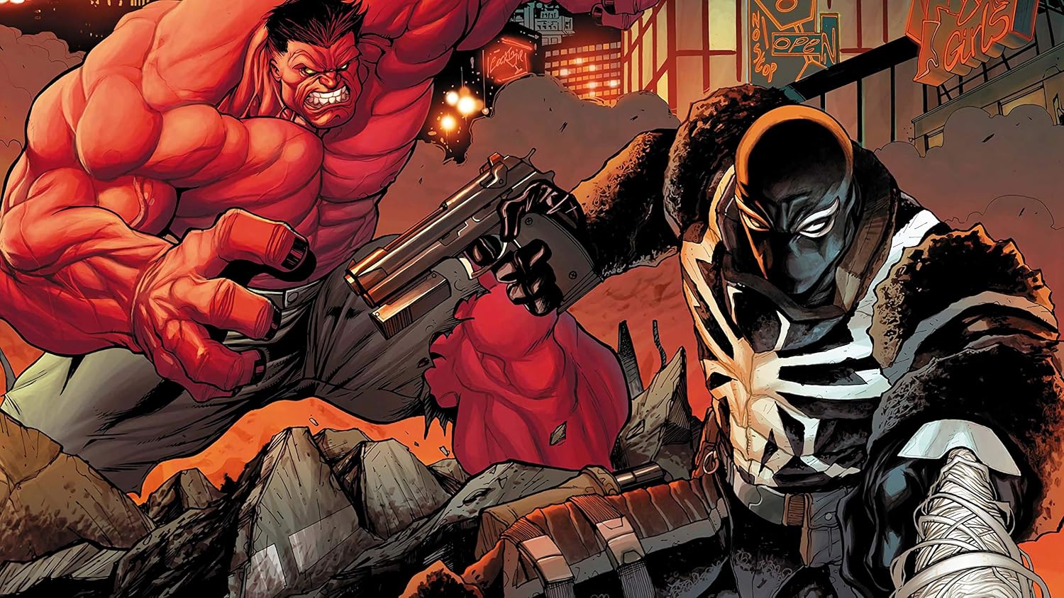 Agent Venom Wall Decoration, Red Hulk