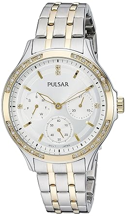 Pulsar Womens PP6192 Chronograph Two-Tone Stainless Steel Watch