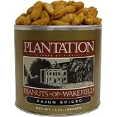 Cajun Spiced Peanuts 12 Ounce Tin