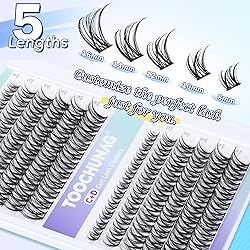 Lash Clusters CC+D Mix Curl Wispy Cluster Eyelash