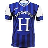 ARZA Men’s Honduras–USA Dual‑Flag Inspired Soccer Fan Jersey – Blue & White Short Sleeve Lightweight Shirt