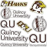 Desert Cactus Quincy University Sticker Hawks QU Vinyl Decals Laptop Water Bottle Car Scrapbook T2 (Type 2)