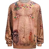 SightYoung Mardi Gras Sweatshirt for Men,Mardi Gras Outfit Men,Mardi Gras Sweatshirts