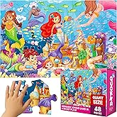 QUOKKA Giant Floor Puzzles for Kids Ages 3-5 - 2x3 Feet 48 Piece Puzzles for Kids Ages 4-8 - Educational Toys on Large Puzzle