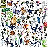 Ben 10 Alien Force Characters 50 Sticker Pack &ndash; Waterproof Vinyl Decals | Officially Licensed Ben 10 Stickers &ndash; Great for Water Bottles, Skateboards, Luggage, Laptops, Bumpers &amp; Cars