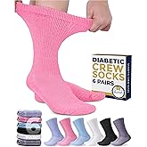 Pembrook Diabetic Socks for Men and Women - Non-Binding Neuropathy Socks