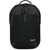 JanSport Journey Pack Backpack &ndash; Large Main Compartment, Dual Water Bottle Pockets, 15-inch Padded Laptop Compartment with Tricot Lined Sleeve, Black