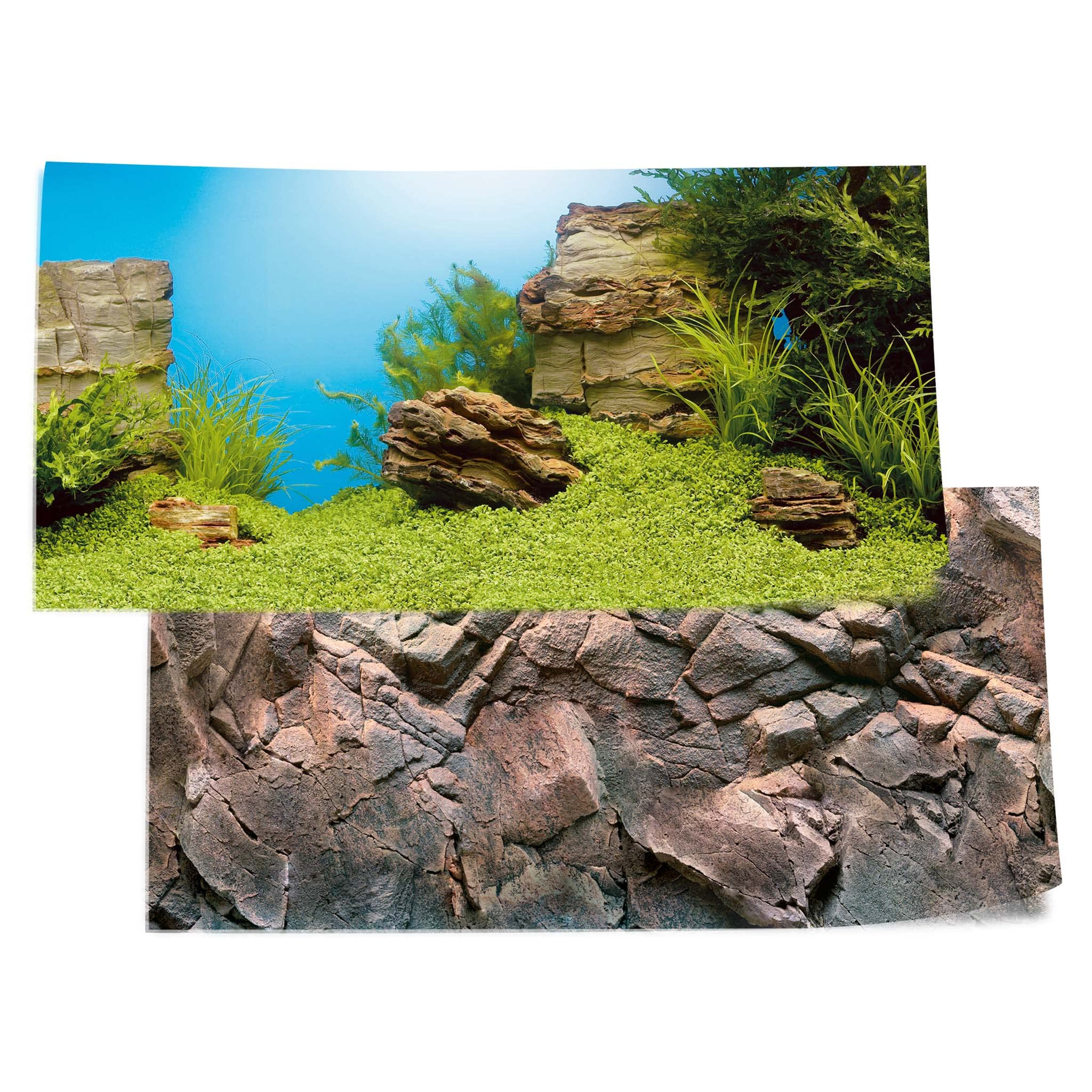 Juwel Double-sided Tank Background Poster Terrain 60 X 30cm